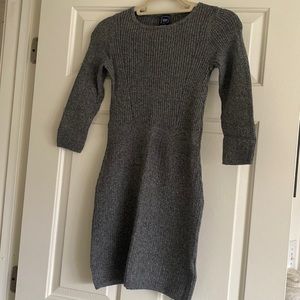 Charcoal Sweater Dress